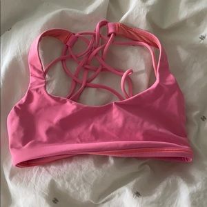 Pink Lululemon Sports Bra